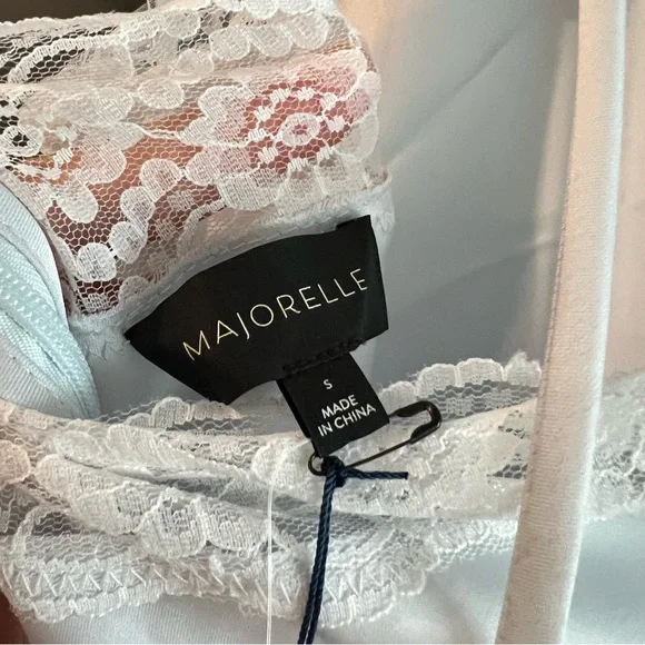 MAJORELLE Libbie Gown maxi dress in Light Blue Size Small NEW! New with tags! - Picture 8 of 10